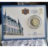 2 euro Luxembursko 2004 - Podobizeň a monogram Henriho (BU karta - sklon mikropísma H doprava)
