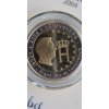 2 euro Luxembursko 2004 - Podobizeň a monogram Henriho (BU karta - sklon mikropísma H doprava)
