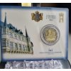 2 euro Luxembursko 2018 - Ústava (BU karta - znak most)