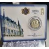 2 euro Luxembursko 2021 - Manželstvo Henriho (BU karta - znak most)