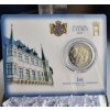 2 euro Luxembursko 2015 - 125. výročie Nassausko - Weilburskej dynastie (BU karta)