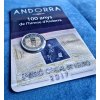 2 euro Andorra 2017 - 100 rokov andorrskej hymny (BU karta)