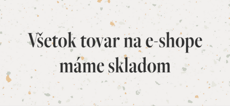 Všetok tovar skladom