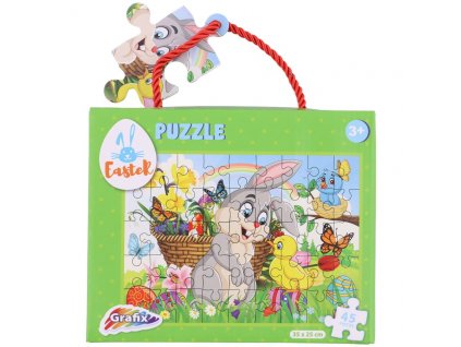 Veľkonočné puzzle zajačik, 45 dielov