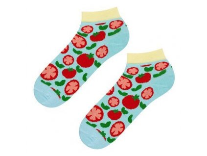 Dámske členkové ponožky - paradajka