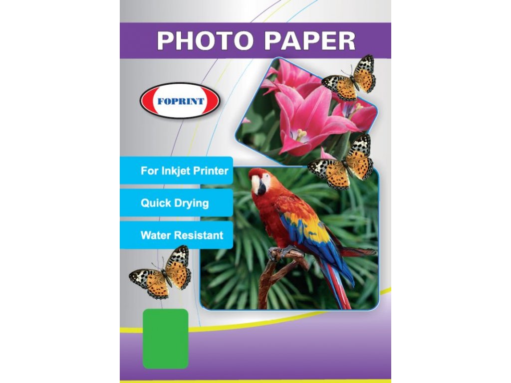 Inkjet paper matt instant dry - matný fotopapír - A4, 128 g/m2 - FOPRINT