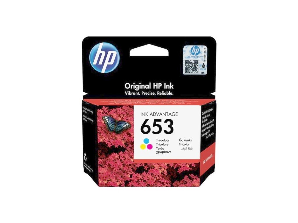 13925174 inkoustova kazeta hp 3ym74ae 653 color original