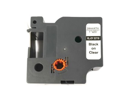 8621732 paska dymo 53710 s0720920 24 mm transparetni cerny tisk kompatibilni
