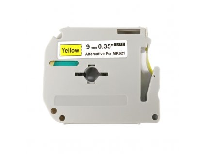 8621912 paska brother mk 621 9 mm zluta cerny tisk kompatibilni