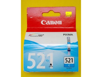 8842 inkoustova kazeta canon cli 521c cyan original