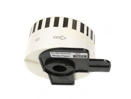 9835 etikety stitky pro tiskarny brother ql typ dk 22225 kompatibilni 38 mm x 30 48 m bila papirova samolepici role