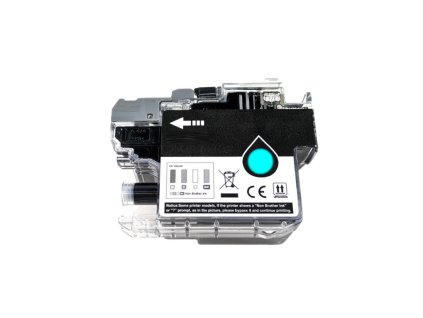 Inkoustová kazeta - BROTHER LC-462XLC - cyan - kompatibilní