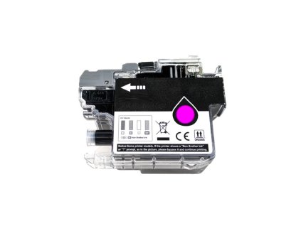 Inkoustová kazeta - BROTHER LC-462XLM - magenta - kompatibilní