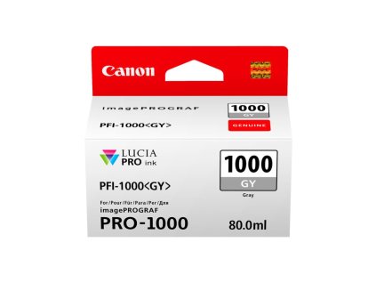 Inkoustová kazeta - CANON PFI-1000GY, 0552C001 - gray - originál