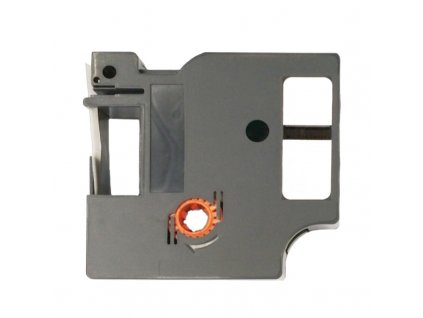 Smršťovací bužírka - DYMO 18051, S0718260 - 6 mm x 1,5 m bílá - černý tisk - kompatibilní