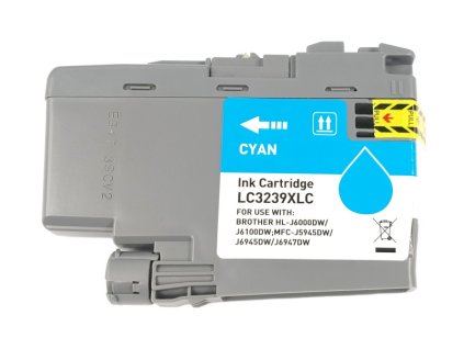 11418842 inkoustova kazeta brother lc 3239xlc cyan kompatibilni