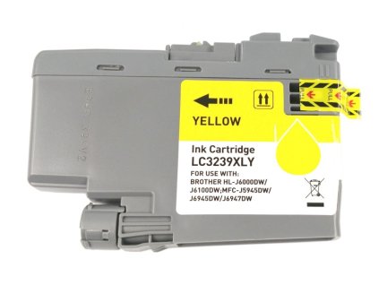 11418848 inkoustova kazeta brother lc 3239xly yellow kompatibilni