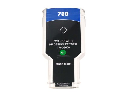 Ink cartridge - HP P2V71A (730) - matte black - renovovaná