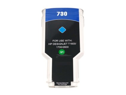 Ink cartridge - HP P2V68A (730) - cyan - renovovaná