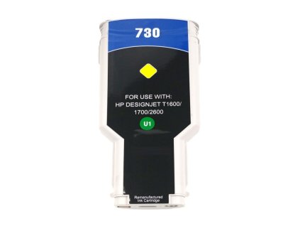 Ink cartridge - HP P2V70A (730) - yellow - renovovaná