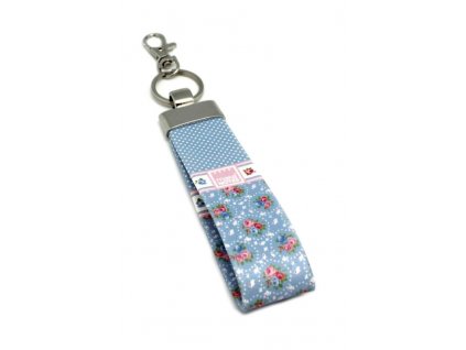 Přívěsek na klíče SHABBY BLUE