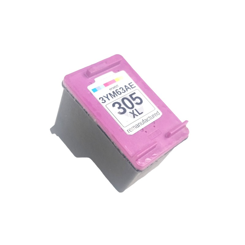 Inkoustová kazeta - HP 3YM63AE (305XL) - color - renovovaná