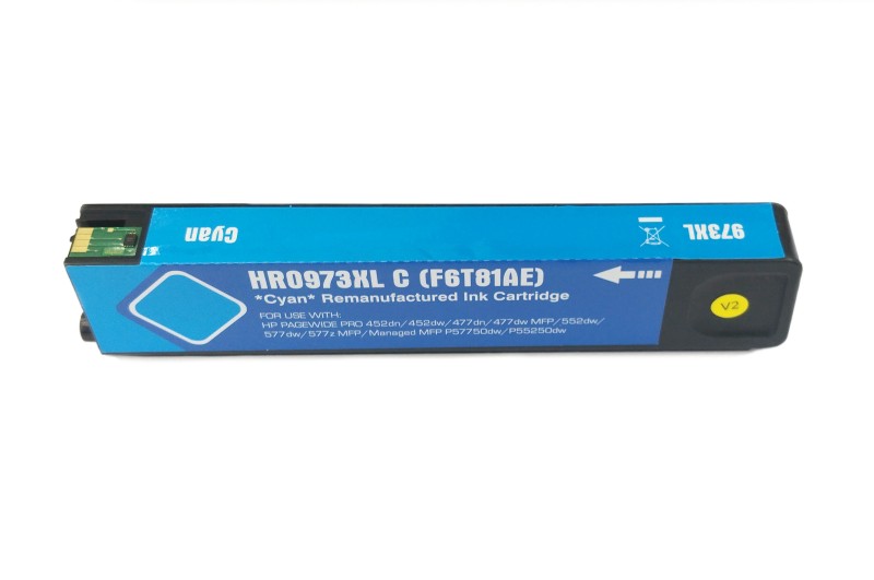 Inkoustová kazeta - HP F6T81AE (973X) - cyan - renovovaná