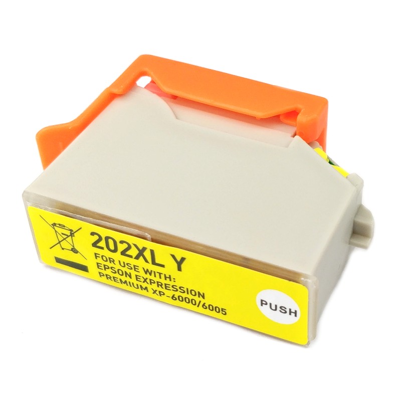 Inkoustová kazeta - EPSON C13T02H44010 (202XL) - yellow - kompatibilní