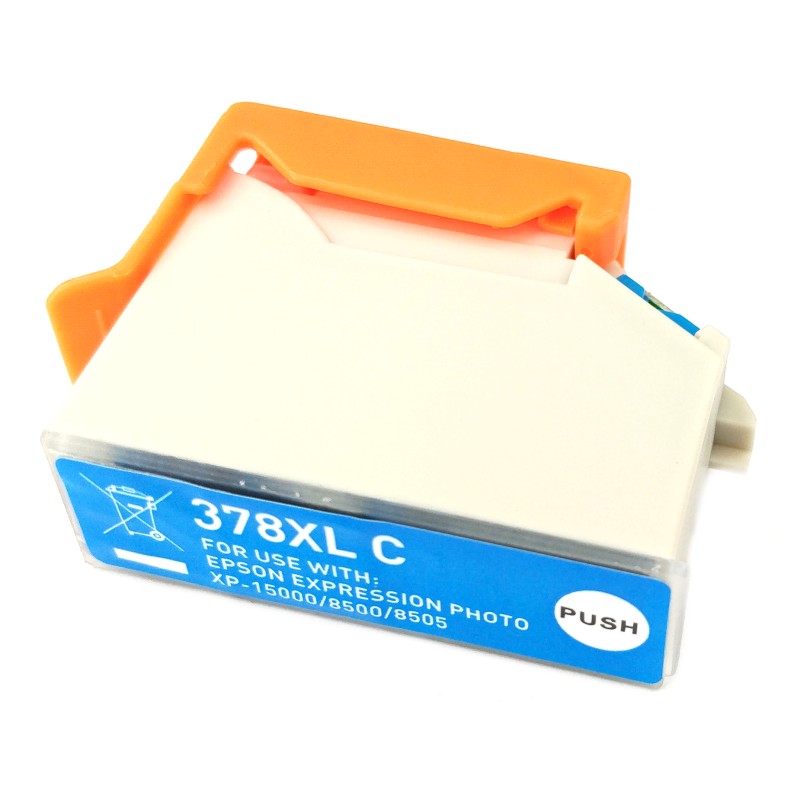 Inkoustová kazeta - EPSON C13T37924010 (378XL) - cyan - kompatibilní