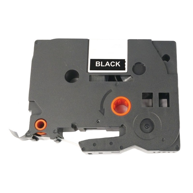 Páska pro popisovače BROTHER - typ TZE-325 - 9 mm černá - bílý tisk - kompatibilní