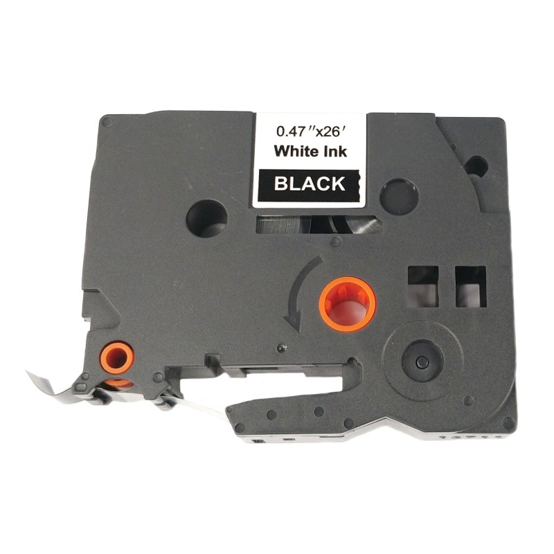 Páska pro popisovače BROTHER - typ TZE-335 - 12 mm černá - bílý tisk - kompatibilní