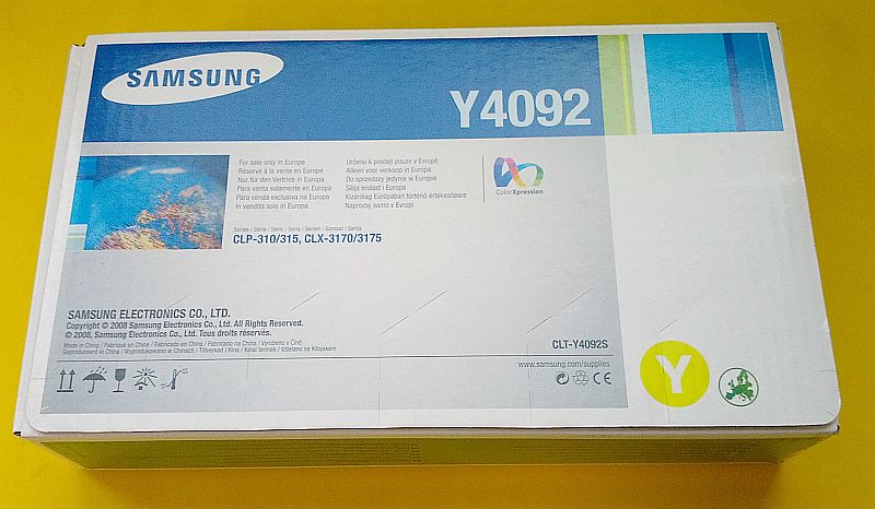 Tonerová kazeta - yellow - SAMSUNG CLT-Y4092S - originál