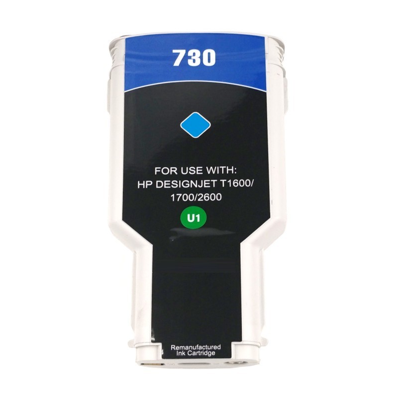 Ink cartridge - HP P2V68A (730) - cyan - renovovaná