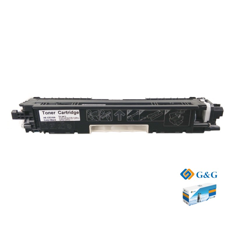 Tonerová kazeta - HP CE310A (126A) - black - kompatibilní G&G