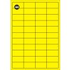 42089 samolepici etikety 48 5x25 4 mm a4 zlute baleni 20 listu