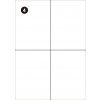 42134 samolepici etikety 105x148 5 mm a4 bile baleni 100 listu