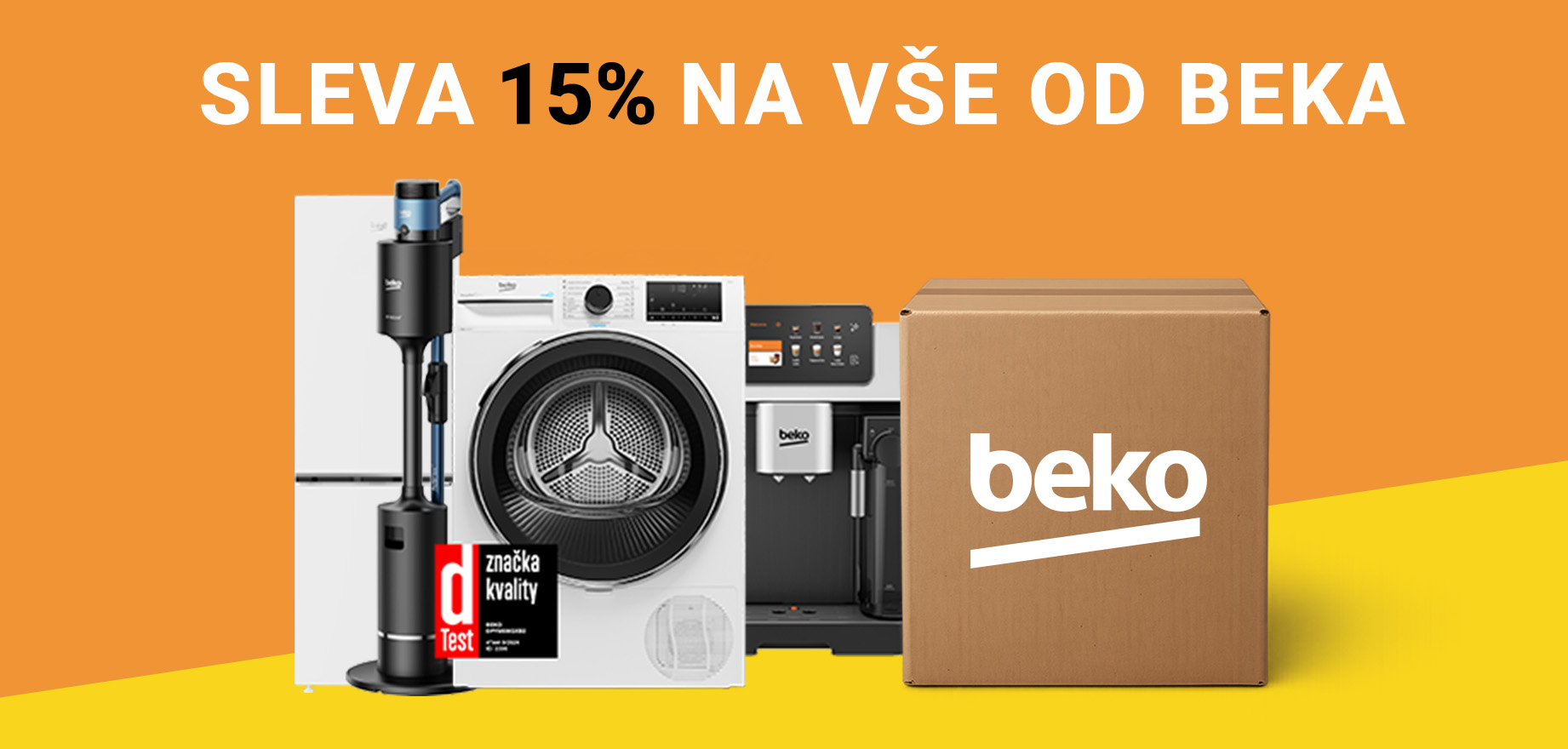 Sleva 15% na Beko s kódem BEKO15