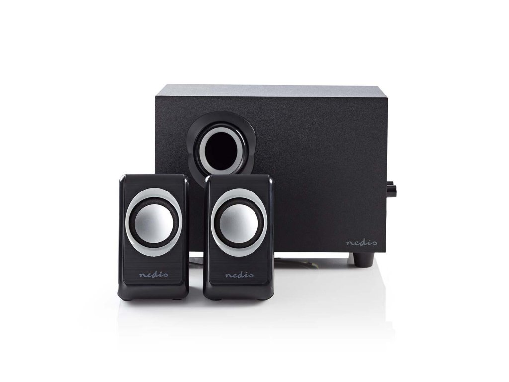 23030 nedis cspr10021bk 2 1 reproduktory 33 w usb jack 3 5mm
