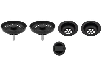 4234528 8596142041015 sinks komponenty pro granit dvoudrez cerny plast