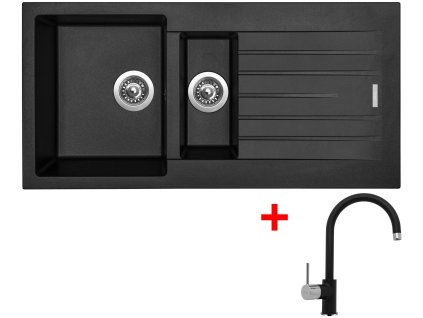 4289456 8596142048793 sinks perfecto 1000.1 pureblack vitalia gr