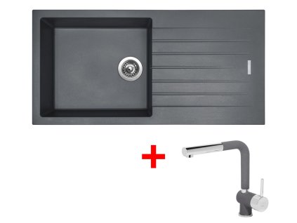 4289840 8596142050932 sinks perfecto 1000 titanium mix 3 p gr