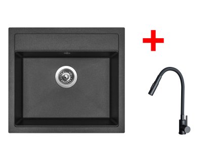 4478451 8596142055982 sinks solo 560 metalblack elasta s cerna matna