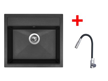 4478425 8596142055852 sinks solo 560 granblack elasta s nerez cerna