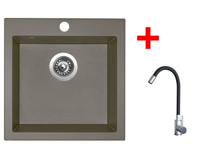 4478033 8596142053704 sinks viva 455 truffle elasta nerez cerna