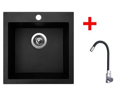 4478029 8596142053681 sinks viva 455 granblack elasta nerez cerna