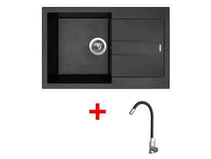 4478331 8596142055203 sinks amanda 780 metalblack elasta nerez cerna