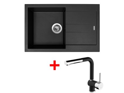 4289266 8596142047666 sinks amanda 780 pureblack mix 3 p gr n6