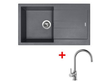 4289126 8596142046621 sinks amanda 860 titanium vitalia