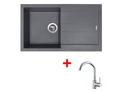 4288608 8596142043477 sinks amanda 860 nanogrey mix 35