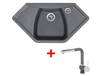 4289338 8596142048021 sinks naiky 980 titanium mix 3 p gr